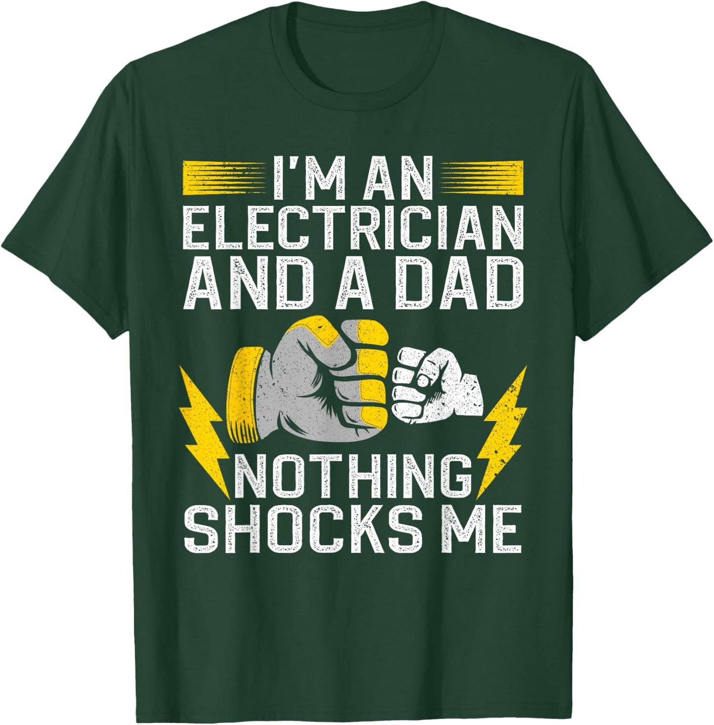 Funny Electrician Design Daddy Electrical Engineers T-Shirt - T-Shirt | Forest