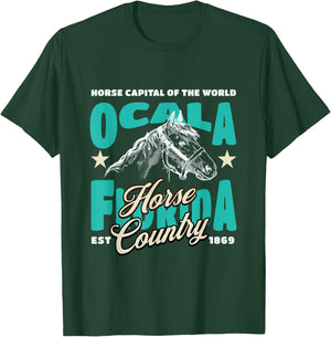 Ocala Florida Horse T-Shirt - T-Shirt | Forest