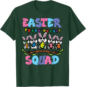 Easter Squad Bunnies Family Matching Men Women Kids Youth T-Shirt - T-Shirt | Forest