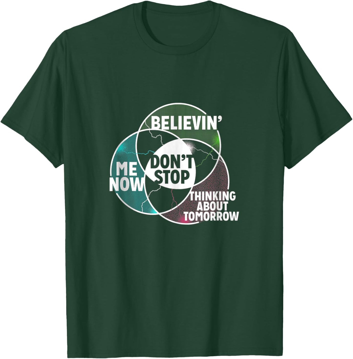 Venn Diagram Don't Stop Algebra Math T-Shirt - T-Shirt | Forest