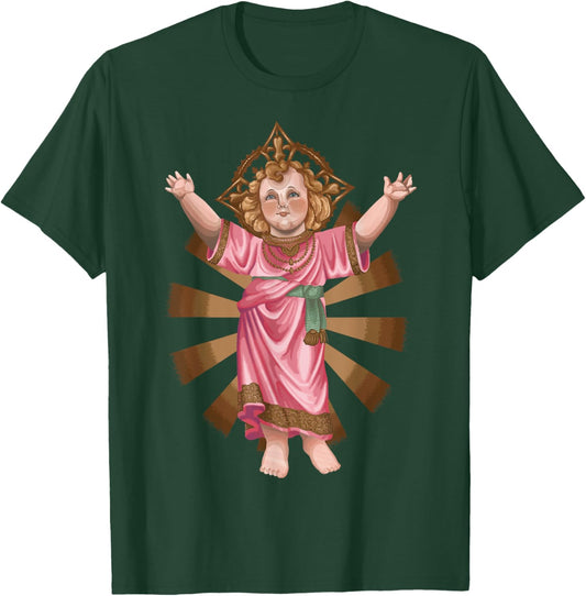 Divino Nino Jesus Catholic T-Shirt - T-Shirt | Forest