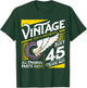 45 Years Vintage 45th Birthday T-Shirt - T-Shirt | Forest