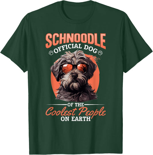 Schnoodle Snoodle Dog Breed Pet Schnoodle Official Dog Men Women Kids T-Shirt - T-Shirt | Forest