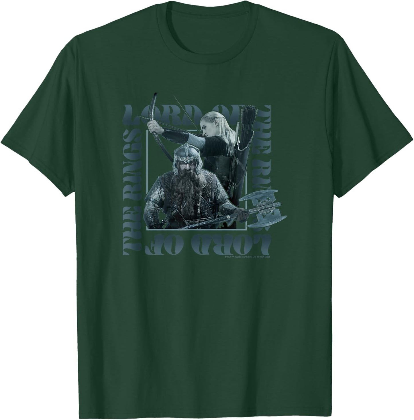 The Lord of The Rings The Return of The King Legolas & Gimli T-Shirt - T-Shirt | Forest