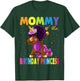 Dabbing Unicorn Afro Mommy of the Birthday Princess T-Shirt - T-Shirt | Forest