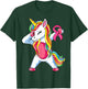 Pink Ribbon Unicorn Breast Cancer Awareness for Girls Kids T-Shirt - T-Shirt | Forest