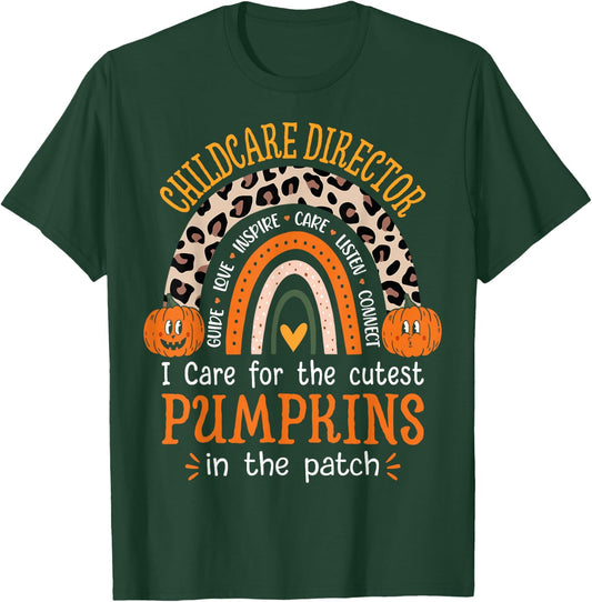 Childcare Director Funny Halloween Daycare T-Shirt - T-Shirt | Forest