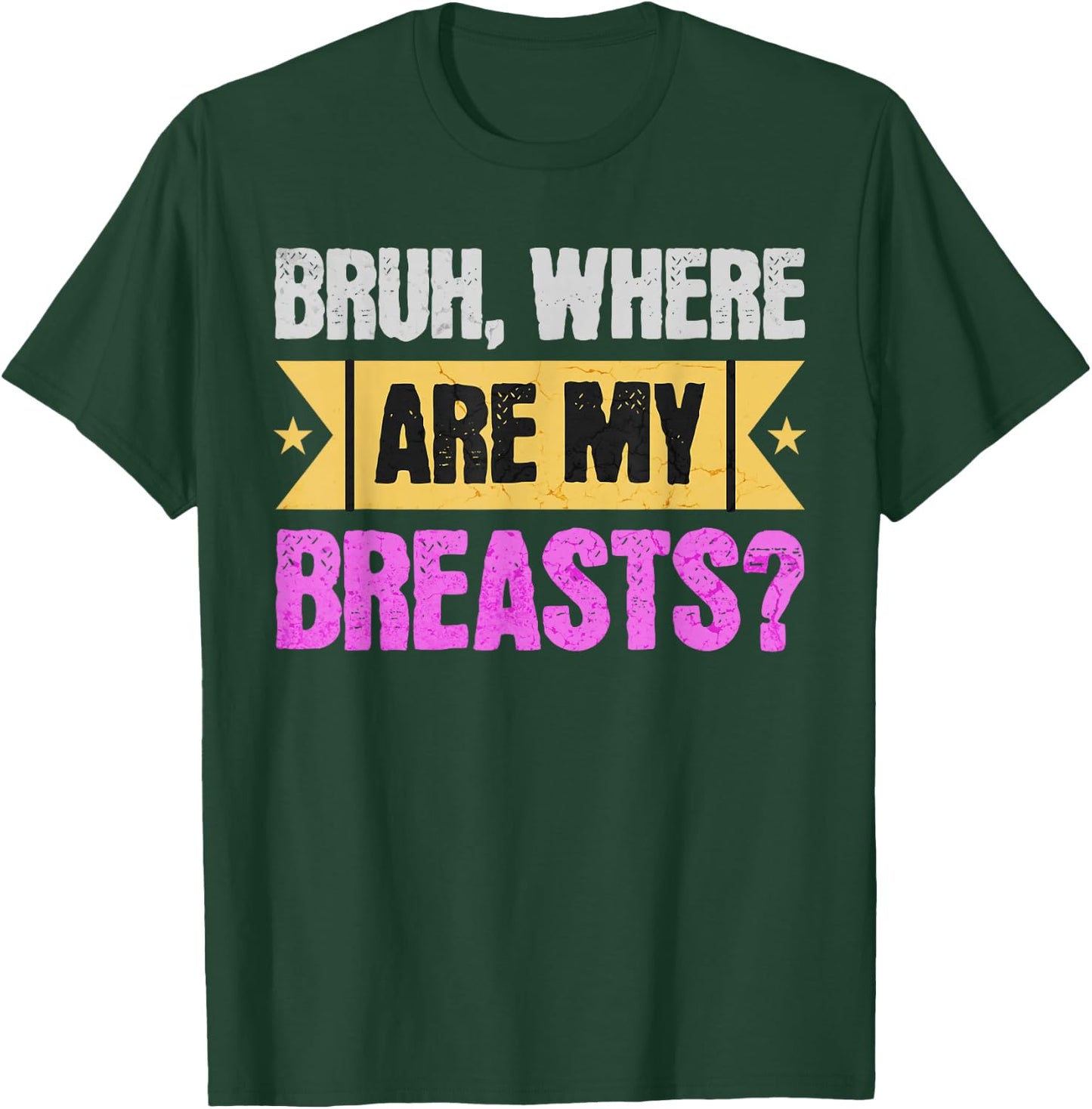 Funny Mastectomy And Breast Reduction Surgery T-Shirt - T-Shirt | Forest
