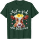 Just A Girl Who Loves Cows - Funny Farmer Cow Lover T-Shirt - T-Shirt | Forest