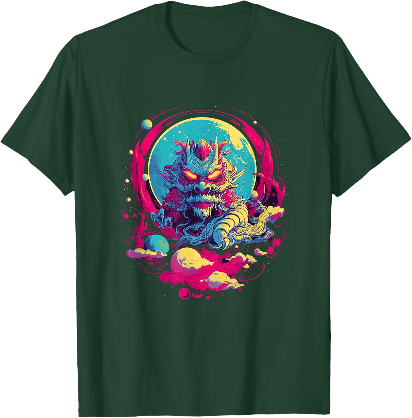 Chinese Japanese Dragon Asian Japan T-Shirt - T-Shirt | Forest