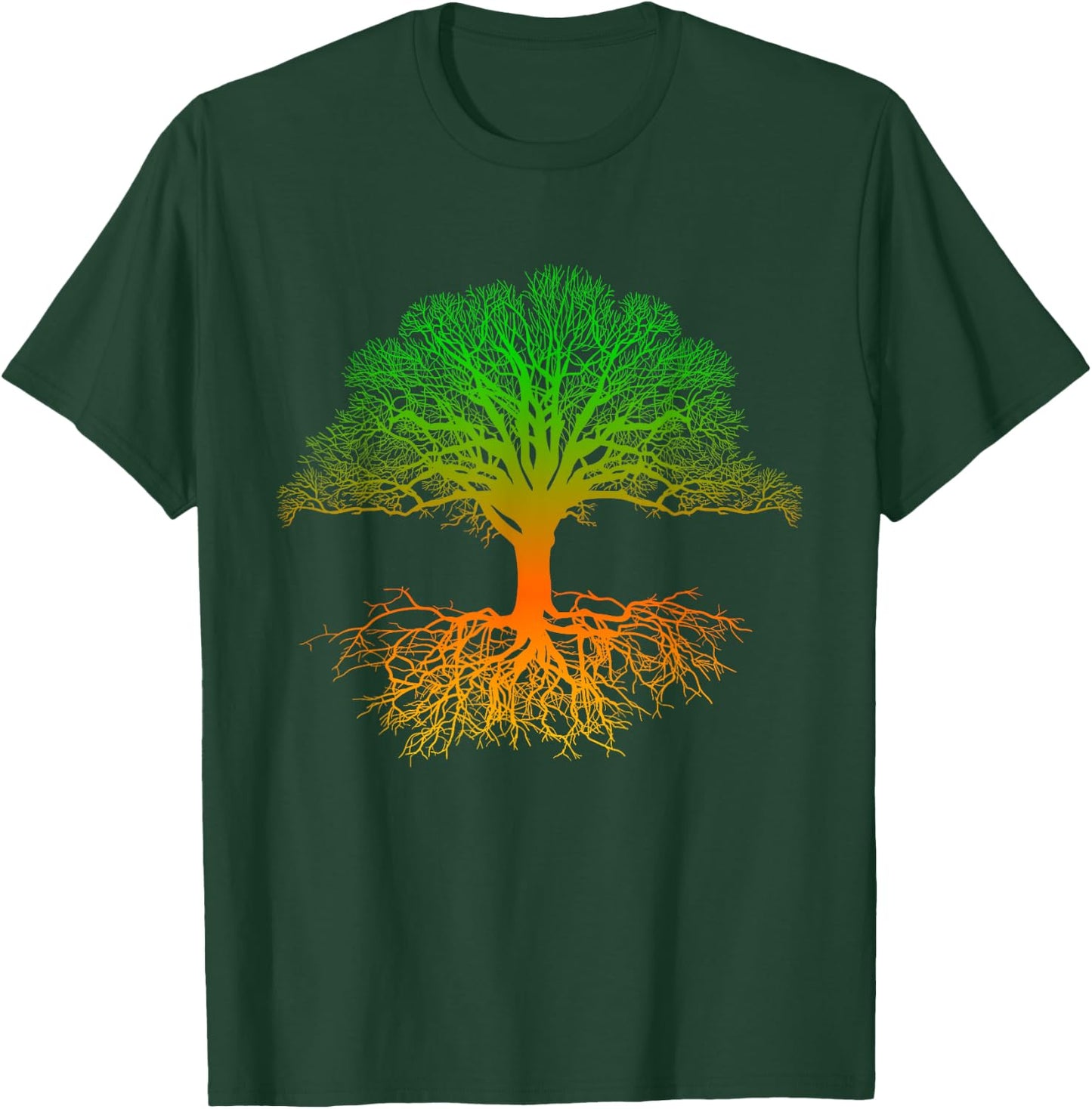 Tree Life Yoga Mystical Zen Meditation T-Shirt - T-Shirt | Forest