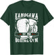 Vintage Boxing Gloves KBG(Kamogawa) Boxing Gym Est 1950 T-Shirt - T-Shirt | Forest