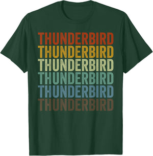Thunderbird Retro T-Shirt - T-Shirt | Forest