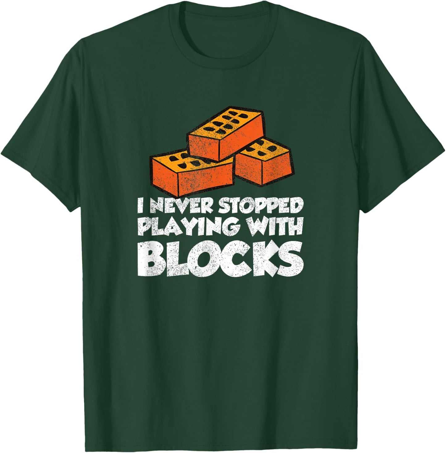 Bricklayer Brick Mason Masons Masonry - Funny Bricklayer T-Shirt - T-Shirt | Forest