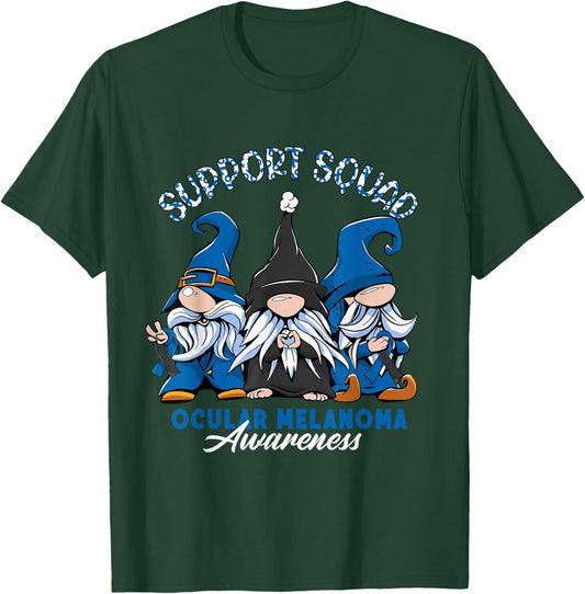 Support Awareness Squad I Eye Cancer & Ocular Melanoma T-Shirt - T-Shirt | Forest