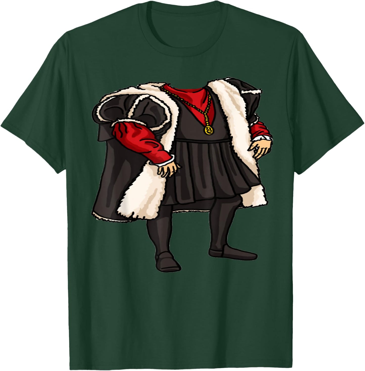King Medieval Henry VIII Tudor Costume T-Shirt - T-Shirt | Forest