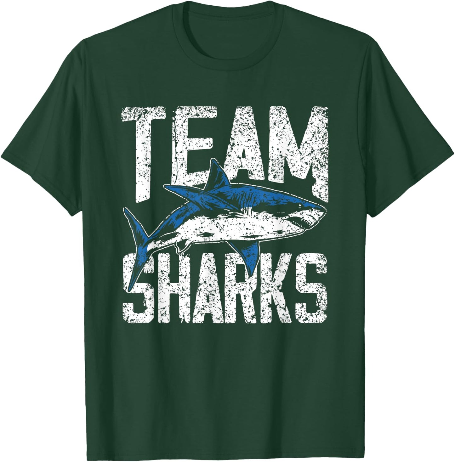 Team Sharks Teeth Animal Lover Shark T-Shirt - T-Shirt | Forest