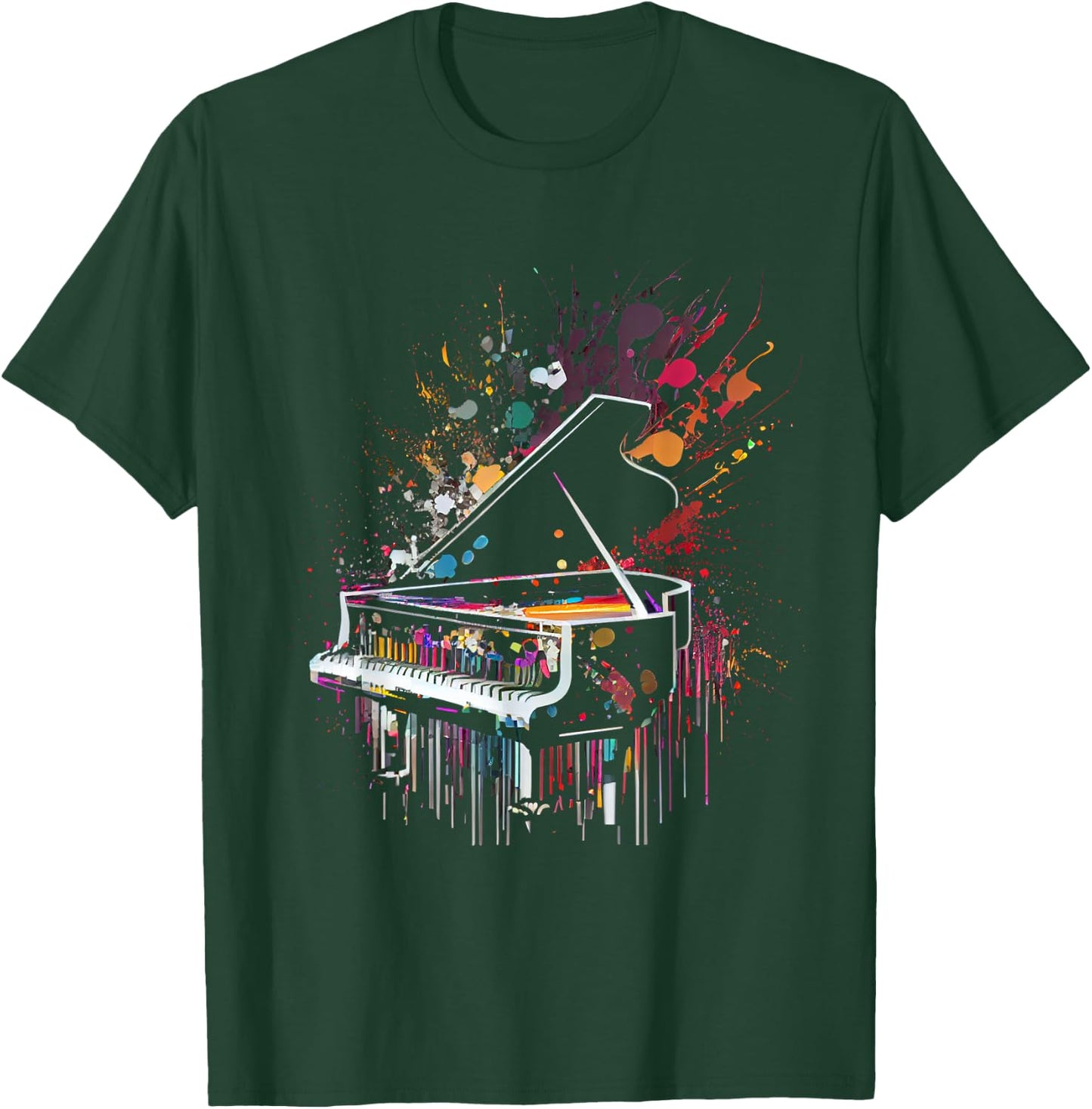Piano Piano T-Shirt - T-Shirt | Forest
