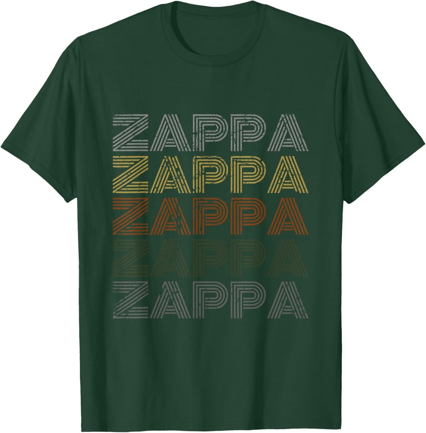 Love Heart Zappa Grunge Retro Vintage Style Black Zappa T-Shirt - T-Shirt | Forest