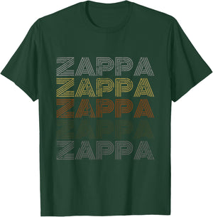 Love Heart Zappa Grunge Retro Vintage Style Black Zappa T-Shirt - T-Shirt | Forest