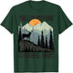 Yellowstone National Park Mountains Wilderness Sunset Hiking T-Shirt - T-Shirt | Forest