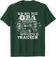 Grandpa with Tractor Grandpa Grandad Funny T-Shirt - T-Shirt | Forest