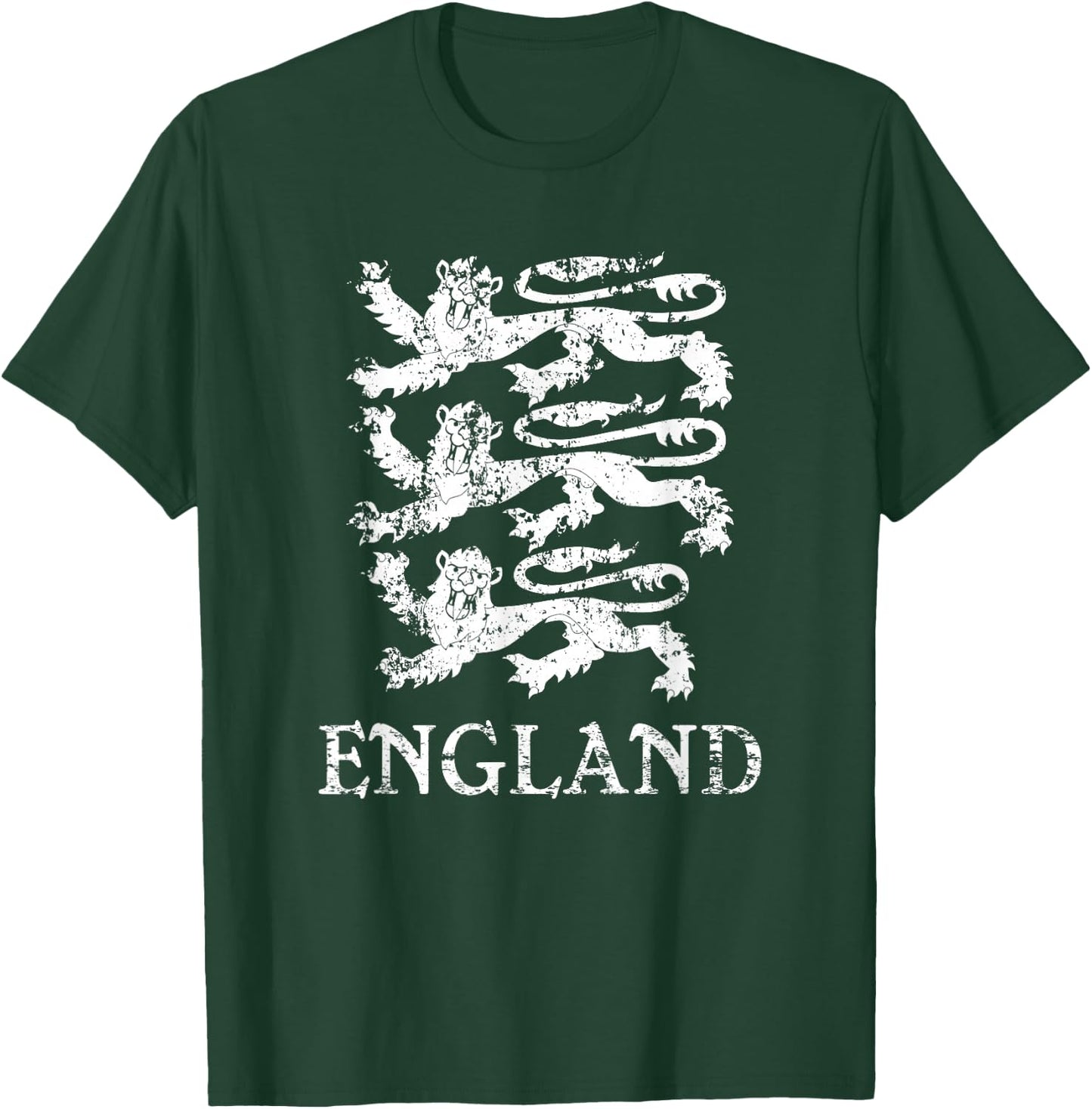 England Lion Symbol English Pride T-Shirt - T-Shirt | Forest