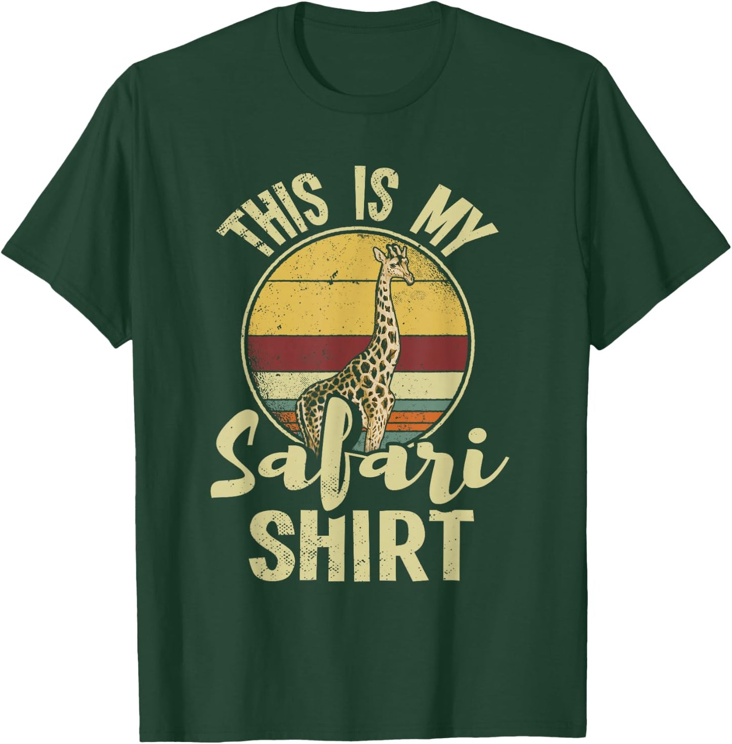 African Safari Family Vacation Zoo Animal Safari Squad T-Shirt - T-Shirt | Forest