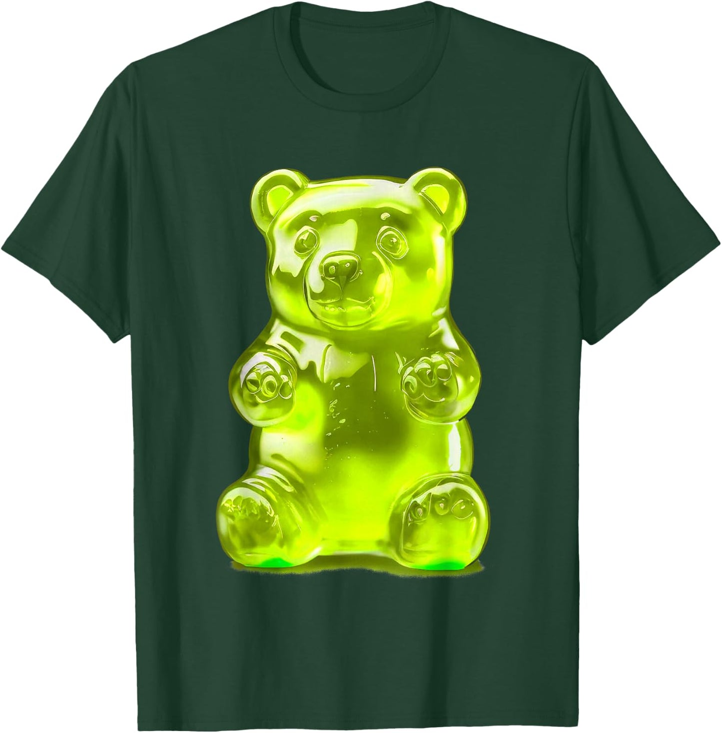 Lemon Green Gummy Bear T-Shirt - T-Shirt | Forest