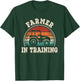 Farmer In Training Tractor Funny Farming Boys Girls Kids T-Shirt - T-Shirt | Forest
