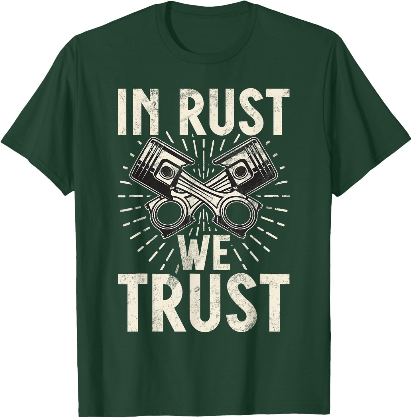In Rust we Trust Hot Rod T-Shirt - T-Shirt | Forest