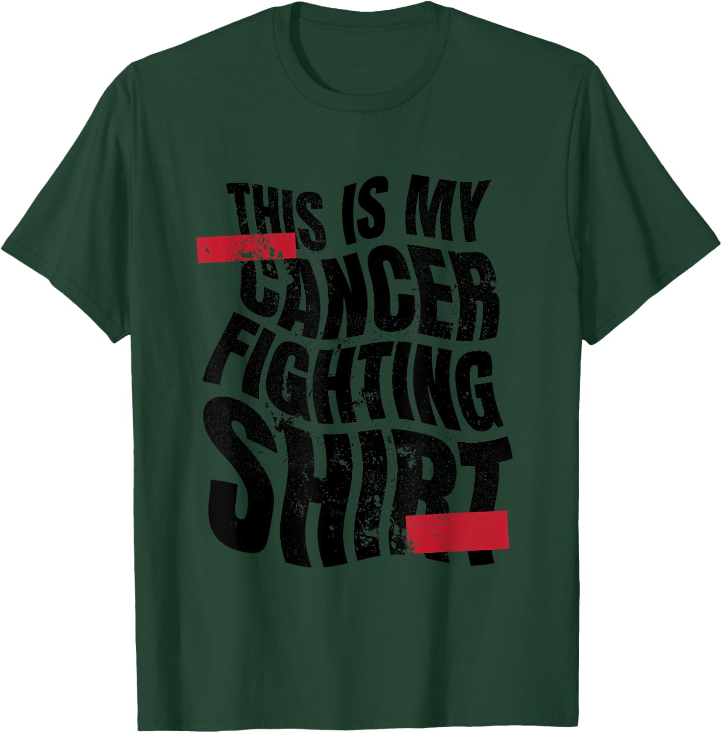 This Is My Cancer Fighting Shirt, Cancer Chemo Awareness T-Shirt - T-Shirt | Forest