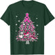 Breast Cancer Ornament Decoration Christmas Tree Snowflakes T-Shirt - T-Shirt | Forest