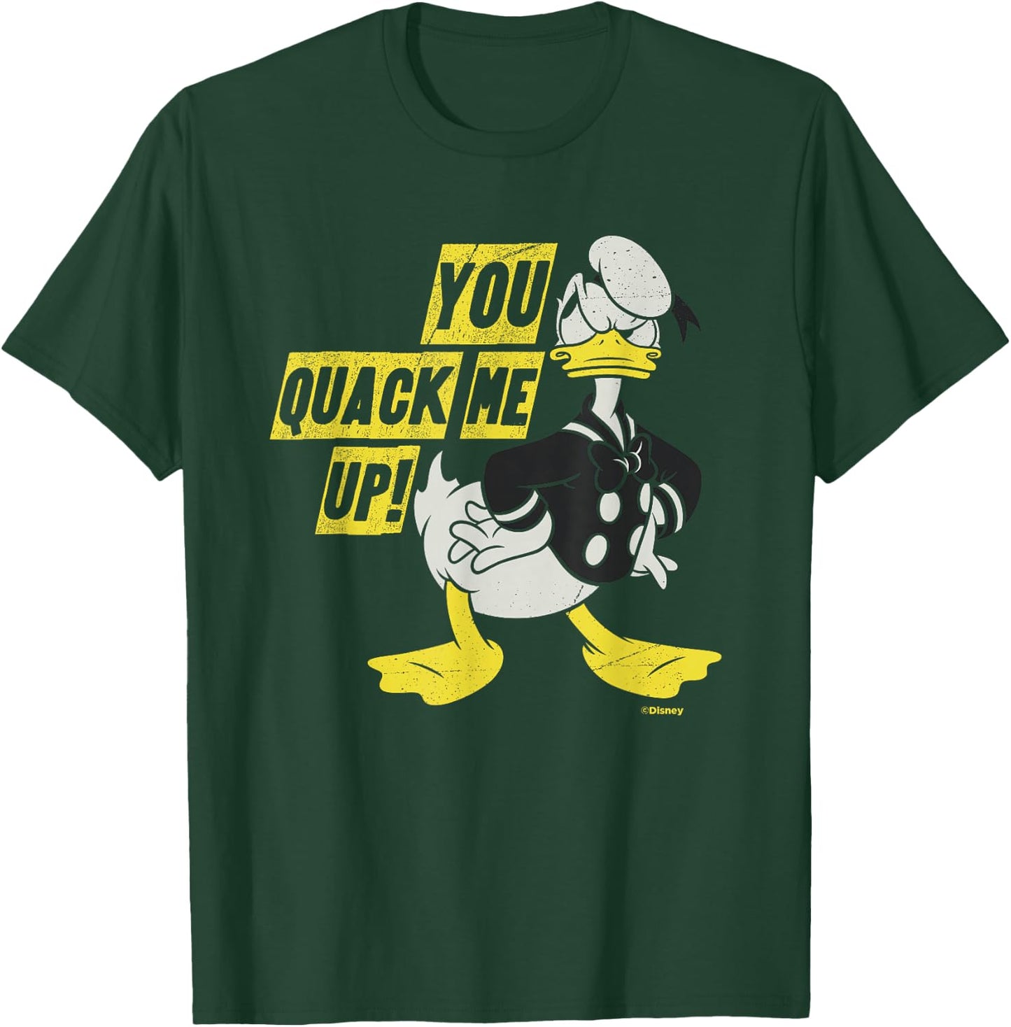 Disney Donald Duck You Quack Me Up Vintage Classics T-Shirt - T-Shirt | Forest