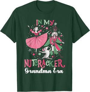 In My Nutcracker Grandma Era Christmas Ballet Dance Festive T-Shirt - T-Shirt | Forest