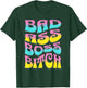 Retro Bad Ass Boss Bitch | Girl Boss Gift T-Shirt - T-Shirt | Forest