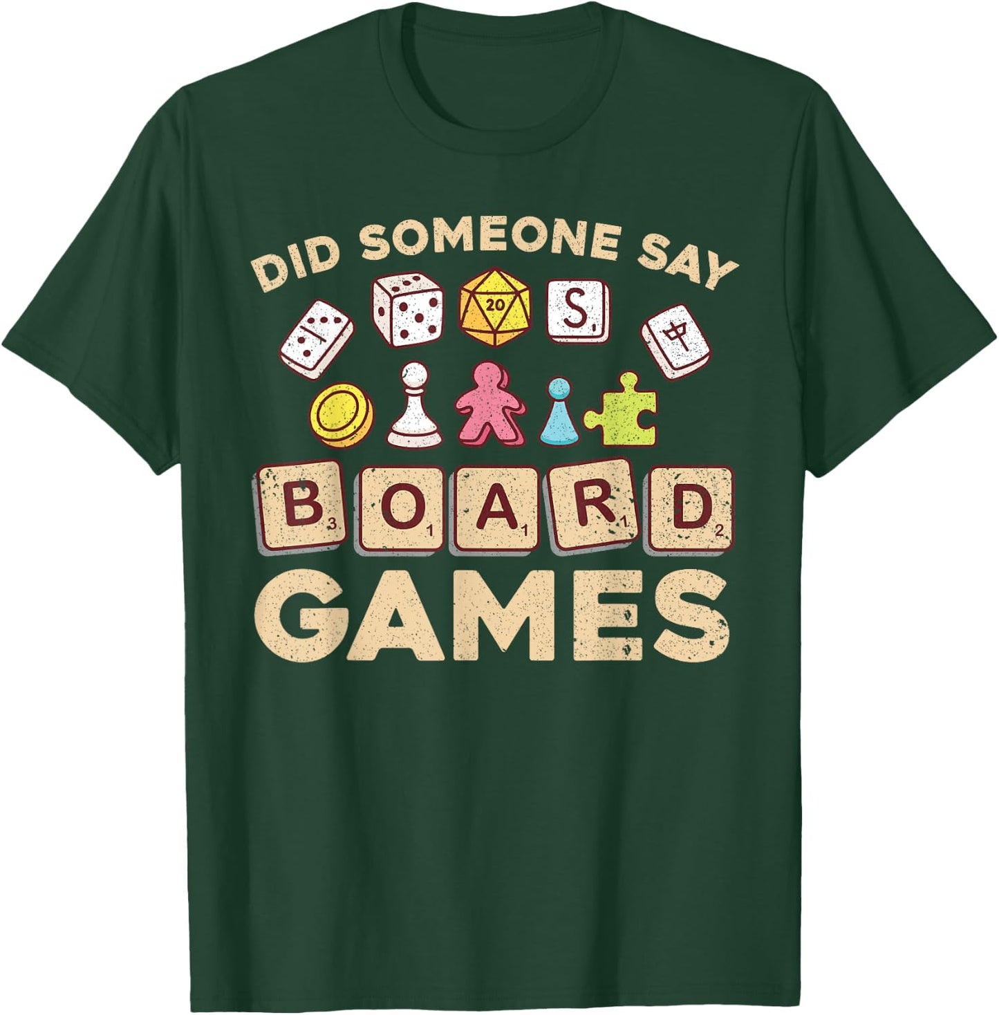 Cool Board Games Women Game Nerd Gamer Chess Lovers T-Shirt - T-Shirt | Forest