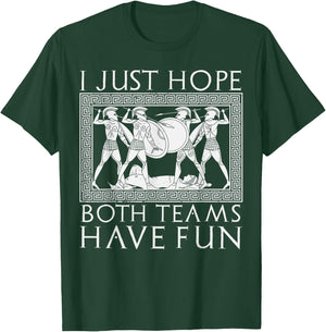 Funny Ancient Greece Mythology History Teacher Sport Lover T-Shirt - T-Shirt | Forest