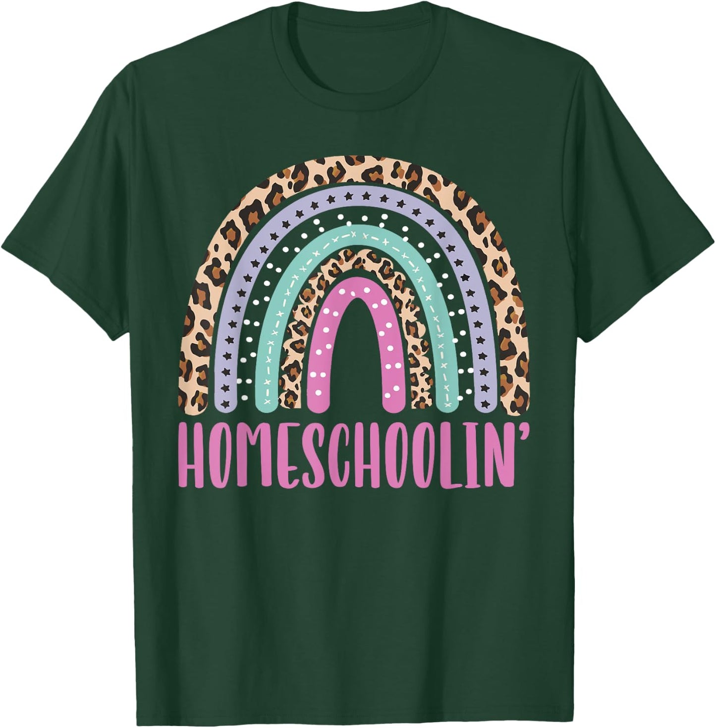 Homeschoolin Homeschooling Home Education Homeschool Mom T-Shirt - T-Shirt | Forest