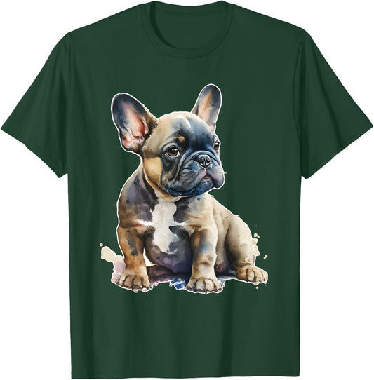 French Bulldog Kids Clothes Frenchie Dad Mom T-Shirt - T-Shirt | Forest