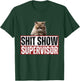 Hilarious Cat S.h.it Show Supervisor Funny Vintage T-Shirt - T-Shirt | Forest