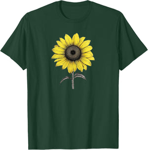 Sunflower, Minimal, Color, Love, Funny, Flower, Fashion T-Shirt - T-Shirt | Forest