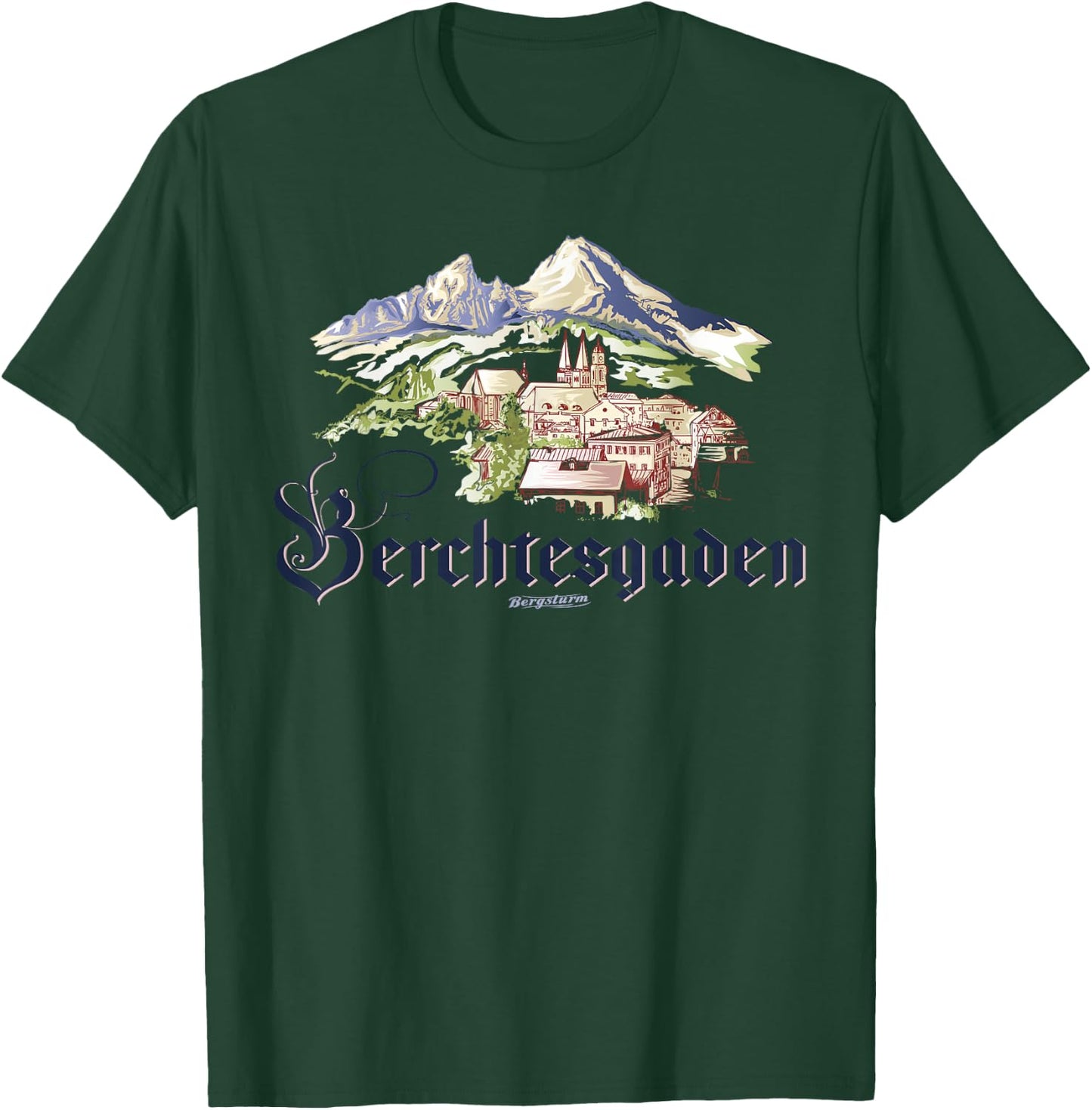 Berchtesgaden Watzmann T-Shirt - T-Shirt | Forest