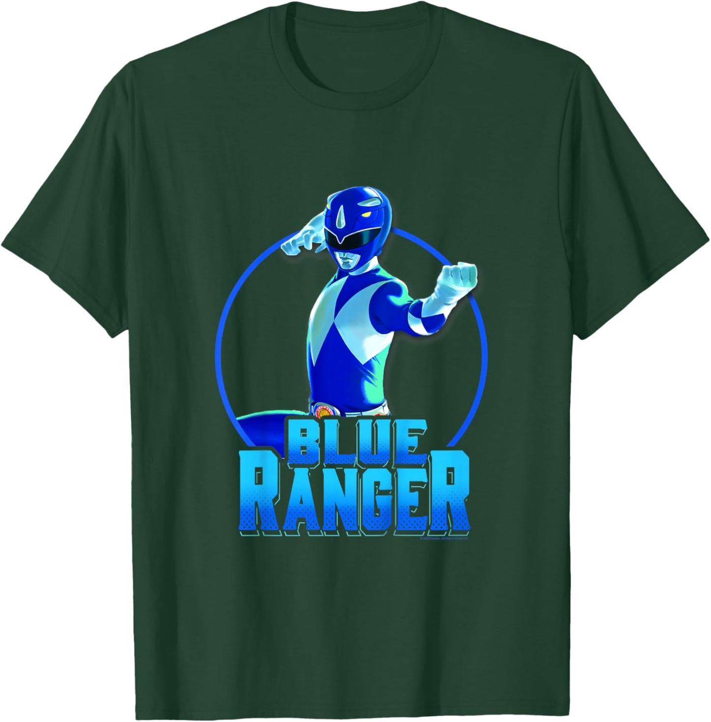 Kids Power Rangers Blue Ranger Power Pose Shot T-Shirt - T-Shirt | Forest