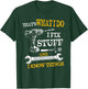 That's What I Do I Fix Stuff And I Know Things Funny Vintage T-Shirt - T-Shirt | Forest