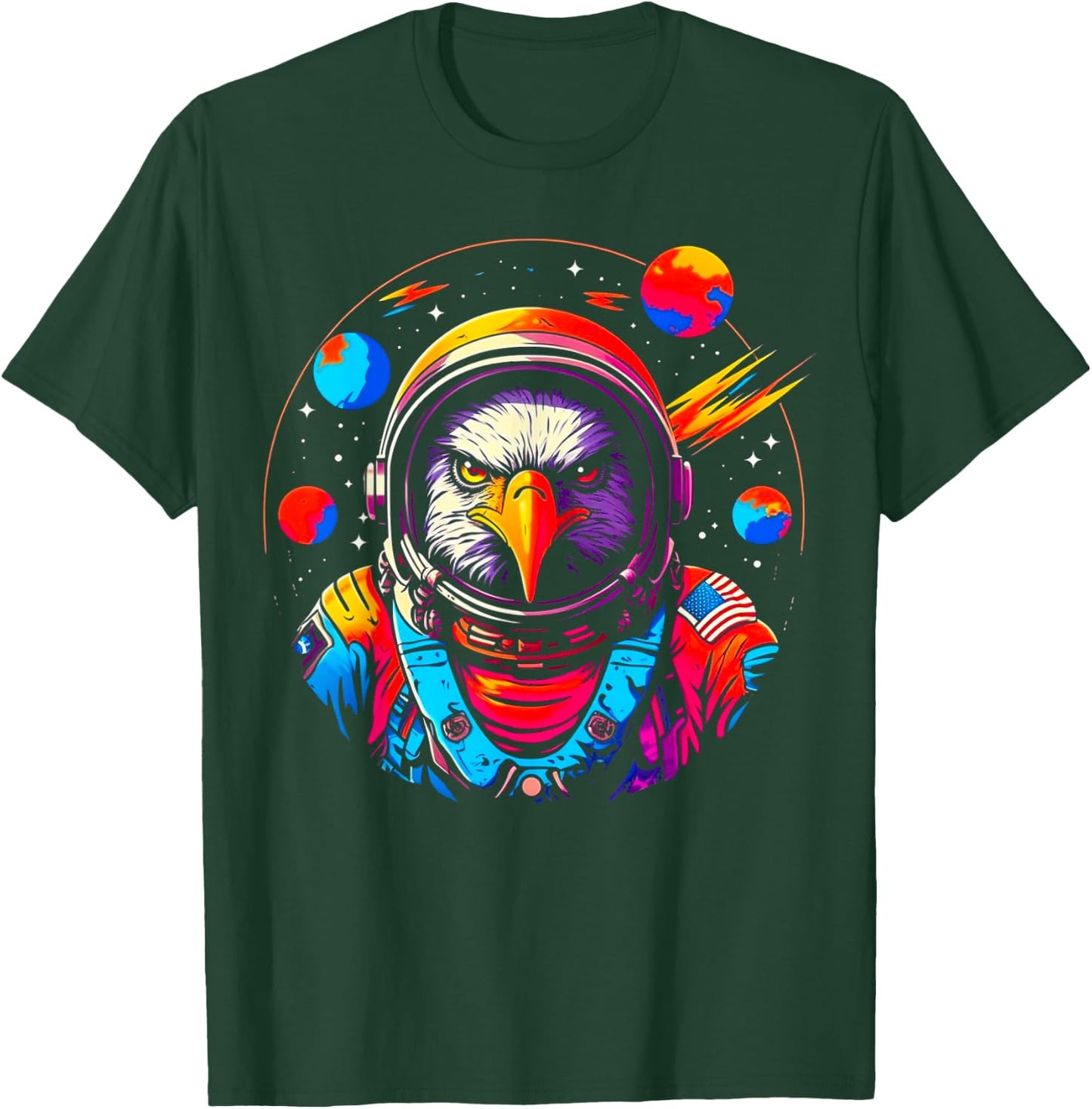 Astronaut Eagle T-Shirt - T-Shirt | Forest