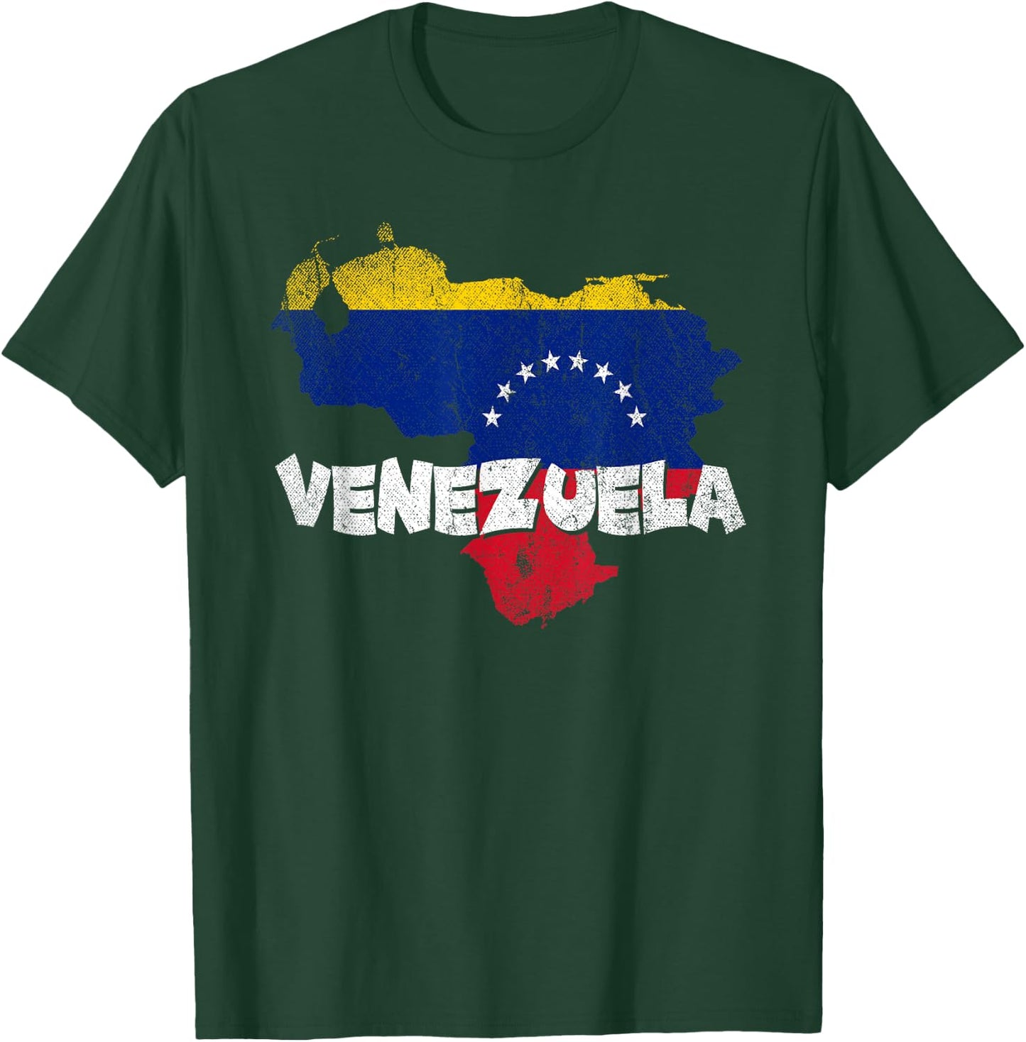 Venezuela Pride Venezuelan Flag Caracas Gift Venezuela T-Shirt - T-Shirt | Forest
