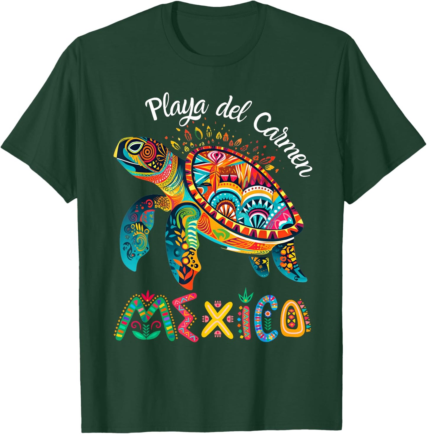 Playa Del Carmen Mexico Playa Souvenir T-Shirt - T-Shirt | Forest