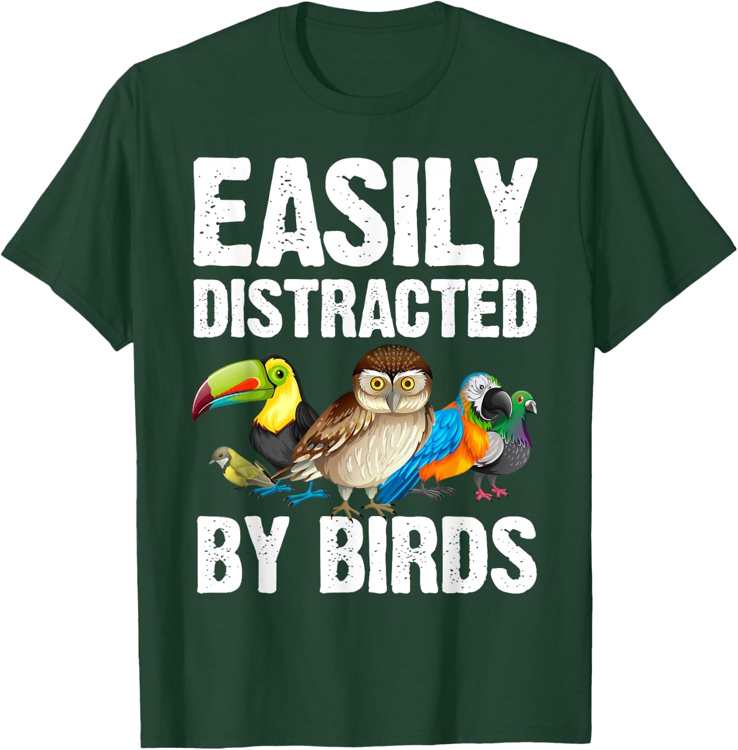 Funny Bird Lover Art Women Ornithology Bird Watcher T-Shirt - T-Shirt | Forest