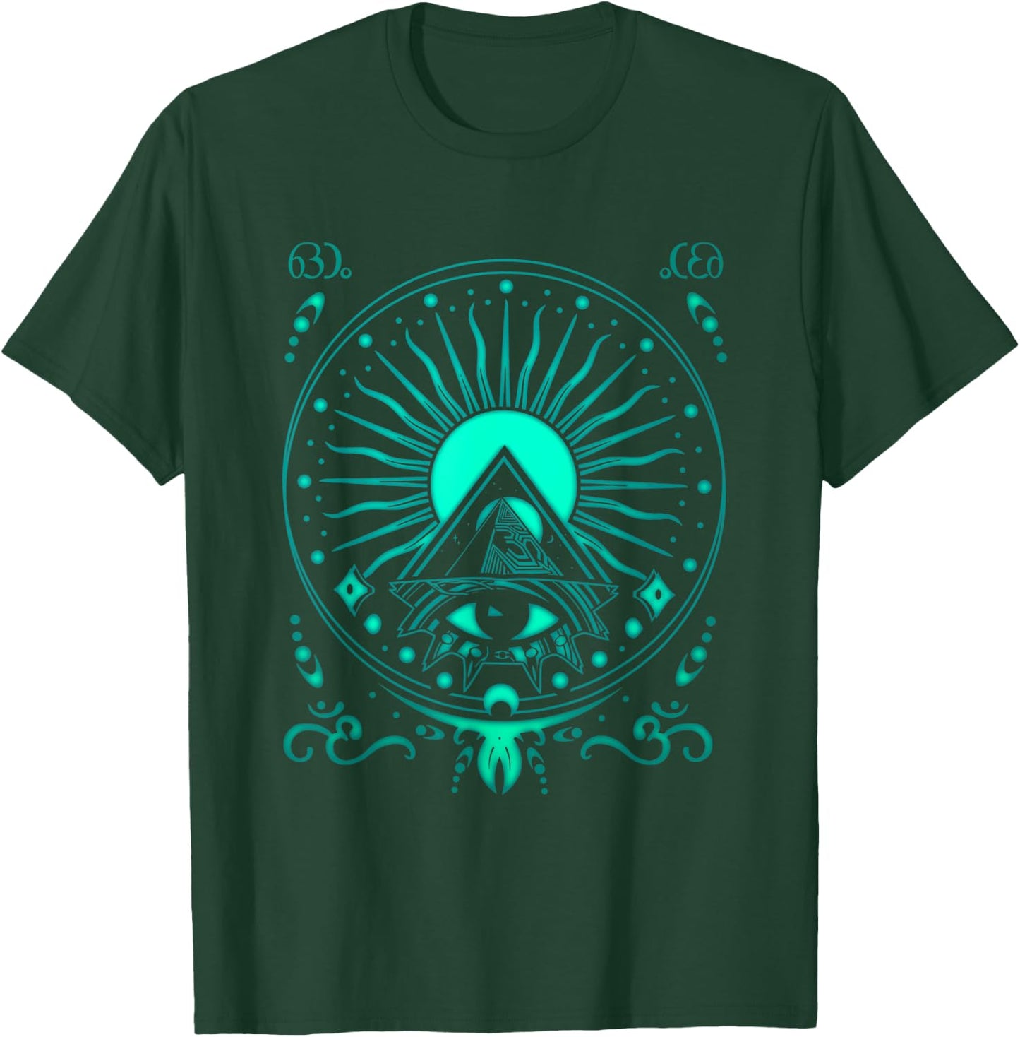Goa Psychedelic Trance - OM Psytrance Event Raver T-Shirt - T-Shirt | Forest
